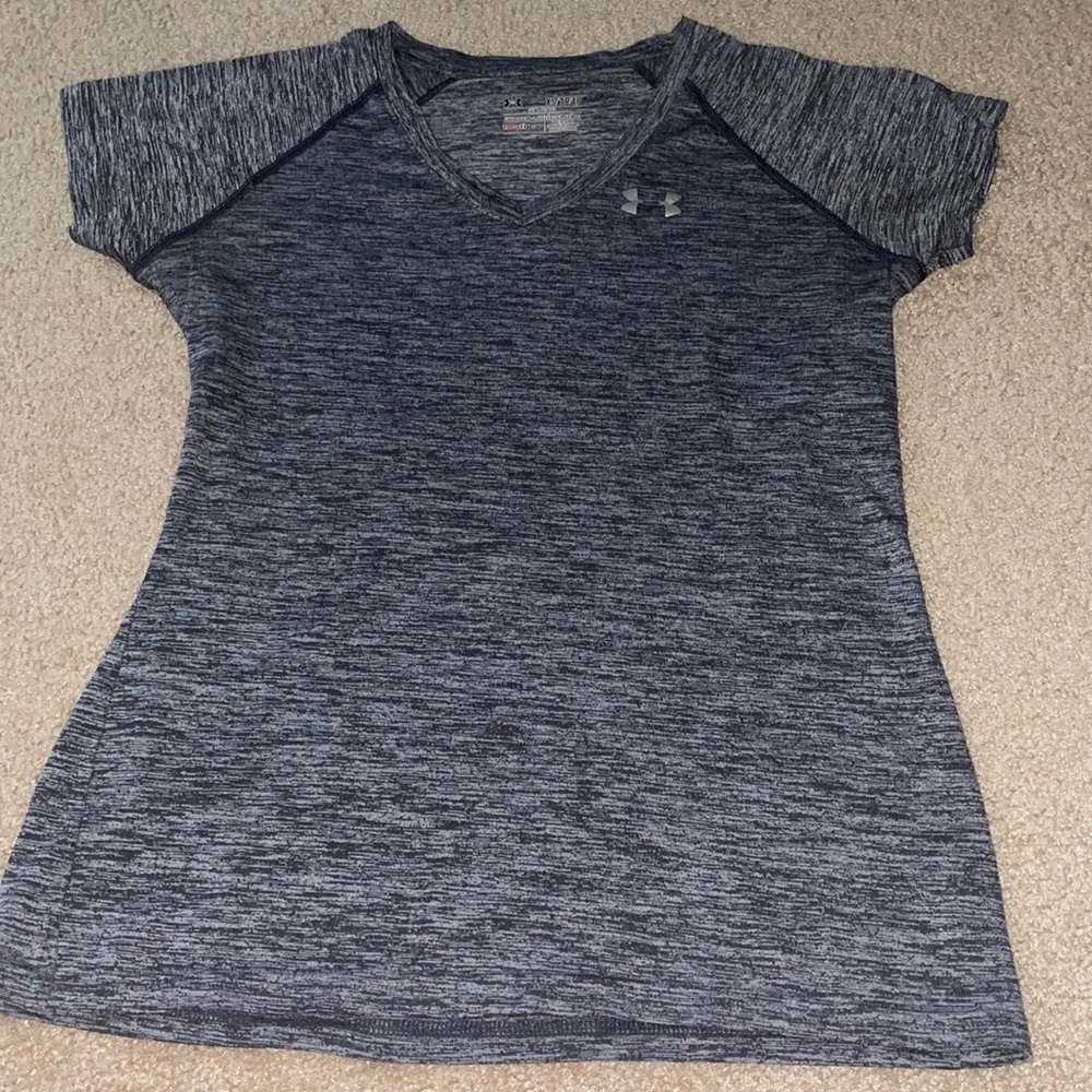 Womens Under Armour Heat Gear Semi-Fitted Workout Shirt